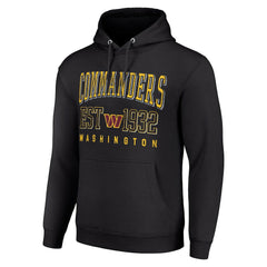 Washington Commanders Starter Unisex Throwback Logo Pullover Hoodie Black - NFL