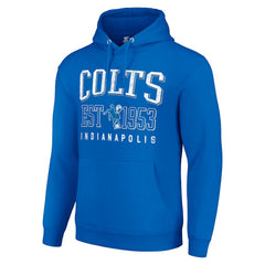 Indianapolis Colts Starter Unisex Throwback Logo Pullover Hoodie Royal - NFL