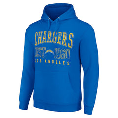 Los Angeles Chargers Starter Unisex Throwback Logo Pullover Hoodie Royal - NFL