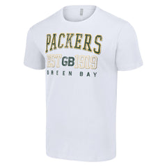 Green Bay Packers Starter Throwback Logo T-Shirt White - NFL