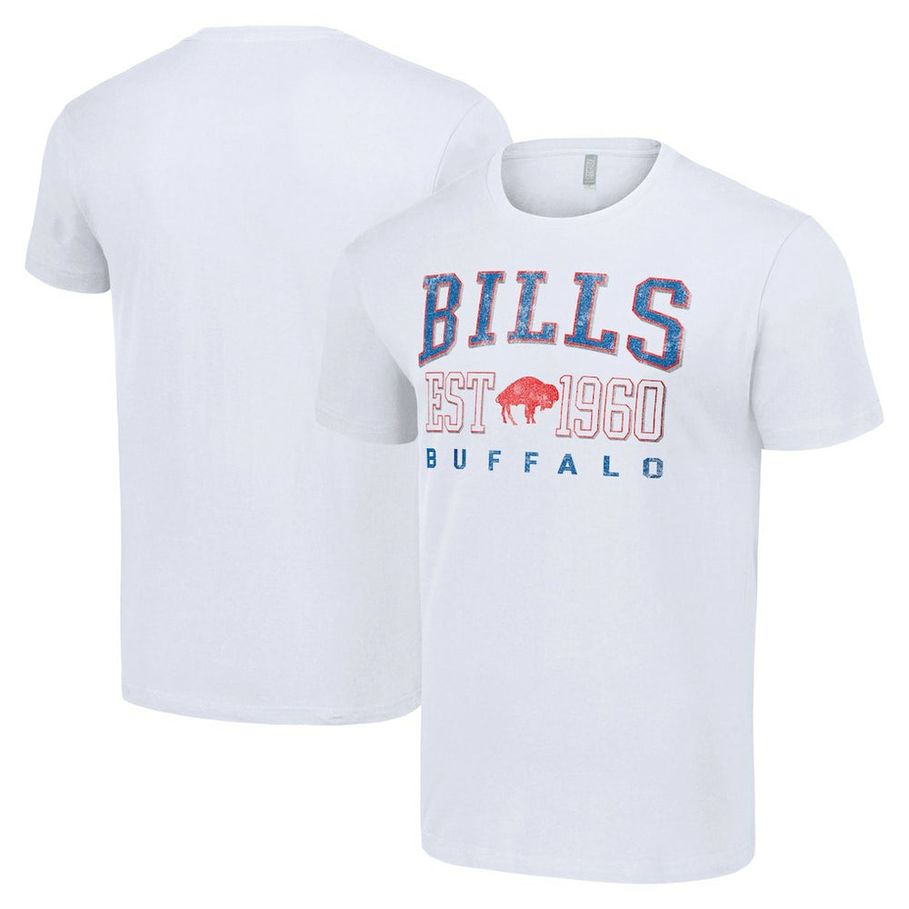 Buffalo Bills Starter Throwback Logo T-Shirt White - NFL