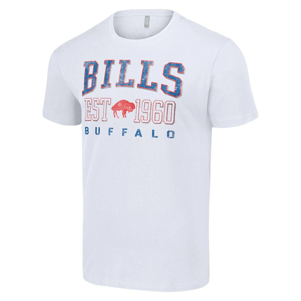 Buffalo Bills Starter Throwback Logo T-Shirt White - NFL