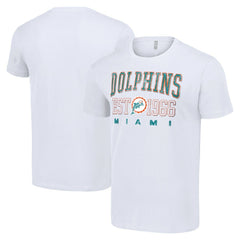 Miami Dolphins Starter Throwback Logo T-Shirt White - NFL
