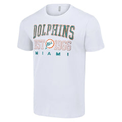 Miami Dolphins Starter Throwback Logo T-Shirt White - NFL