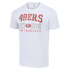San Francisco 49ers Starter Throwback Logo T-Shirt White - NFL