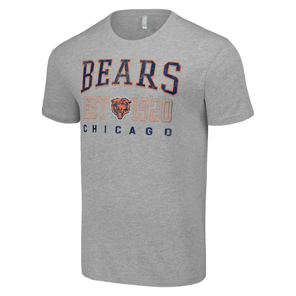 Chicago Bears Starter Throwback Logo T-Shirt Heather Gray - NFL