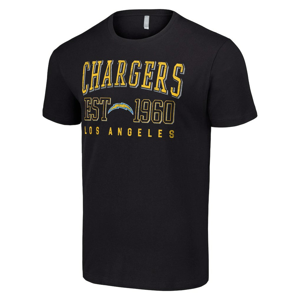 Los Angeles Chargers Starter Throwback Logo T-Shirt Black - NFL