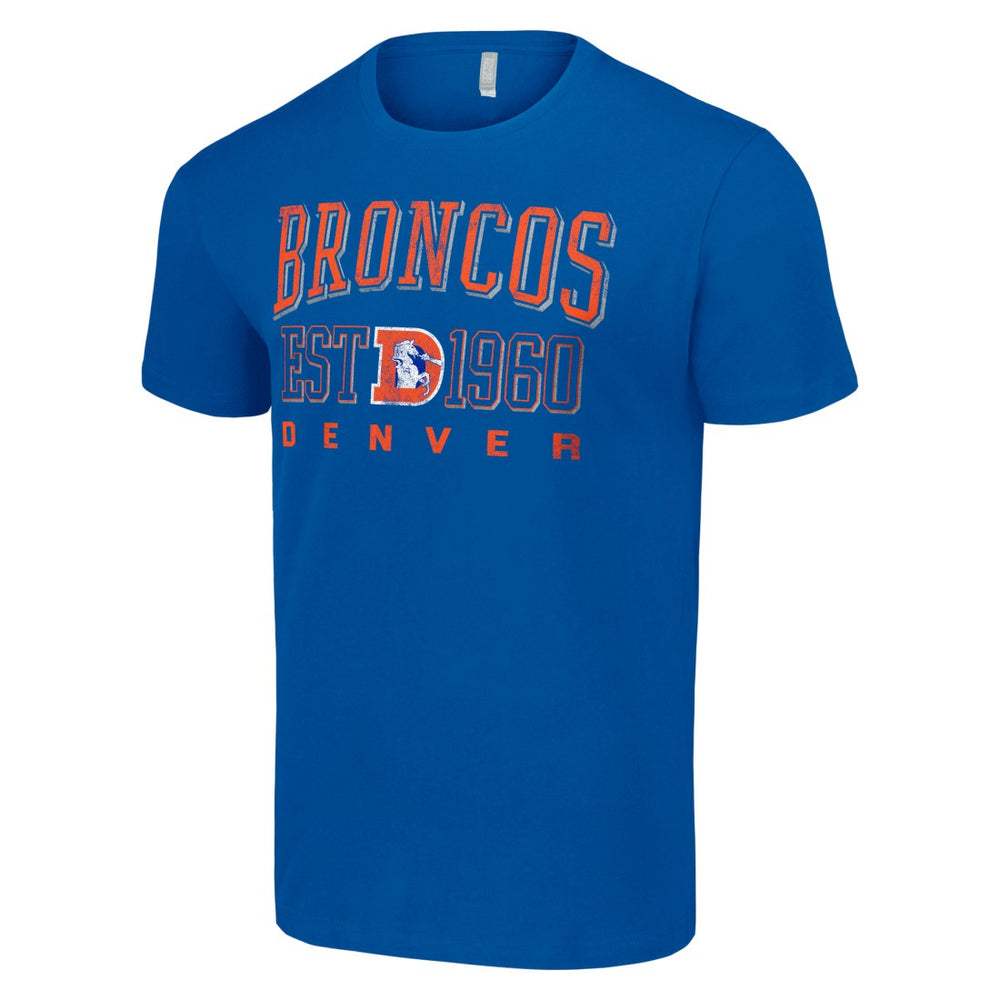 Denver Broncos Starter Throwback Logo T-Shirt Royal - NFL