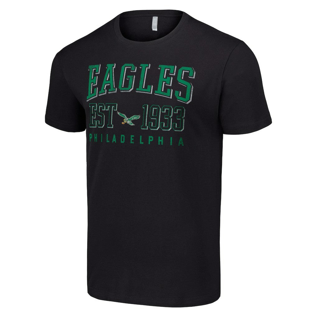 Philadelphia Eagles Starter Throwback Logo T-Shirt Black - NFL