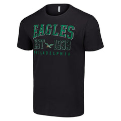 Philadelphia Eagles Starter Throwback Logo T-Shirt Black - NFL
