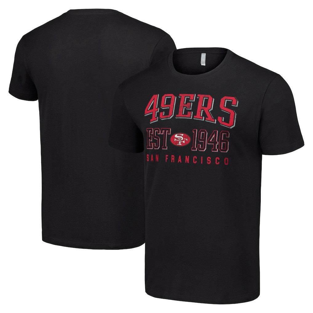 San Francisco 49ers Starter Throwback Logo T-Shirt Black - NFL