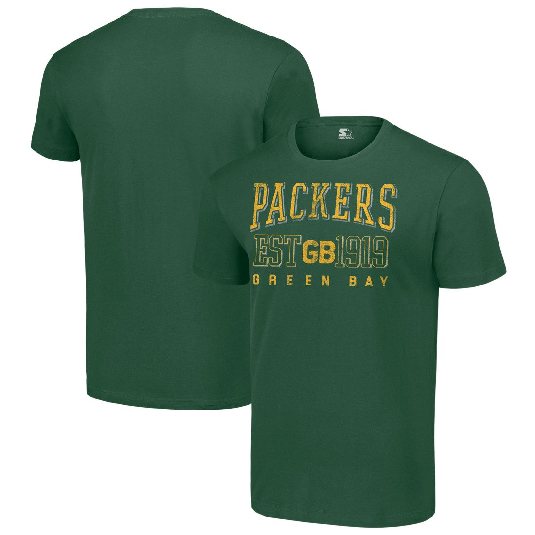 Green Bay Packers Starter Throwback Logo T-Shirt Green - NFL