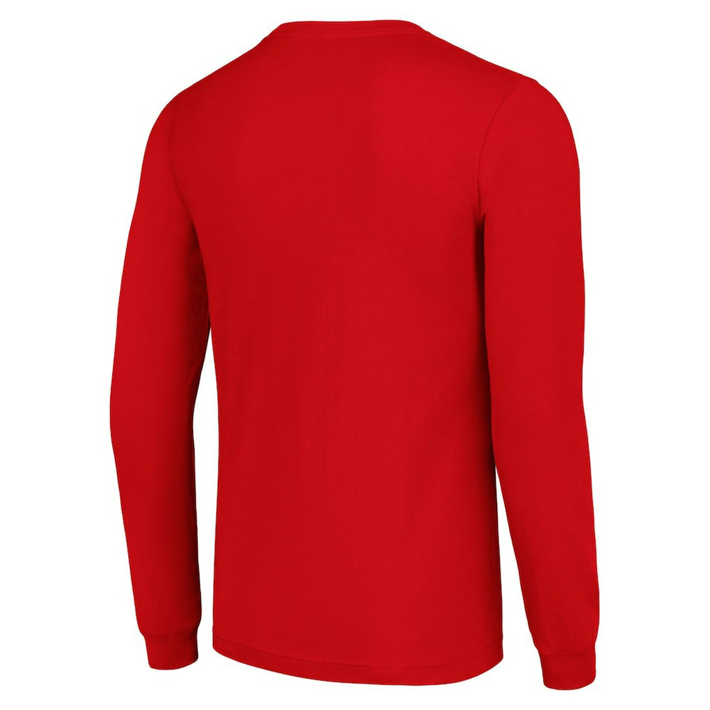 San Francisco 49ers Starter Half Helmet Logo Long Sleeve T-Shirt Scarlet - NFL