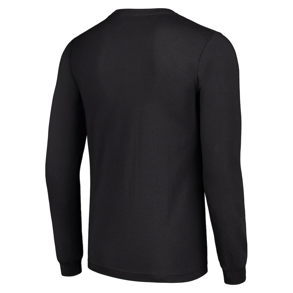 Baltimore Ravens Starter Half Helmet Logo Long Sleeve T-Shirt Black - NFL