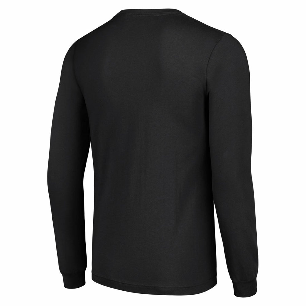 Green Bay Packers Starter Half Helmet Logo Long Sleeve T-Shirt Black - NFL