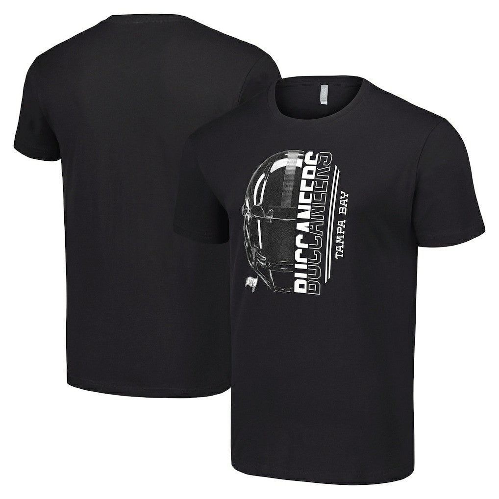 Tampa Bay Buccaneers Starter Half Helmet Logo T-Shirt Black - NFL