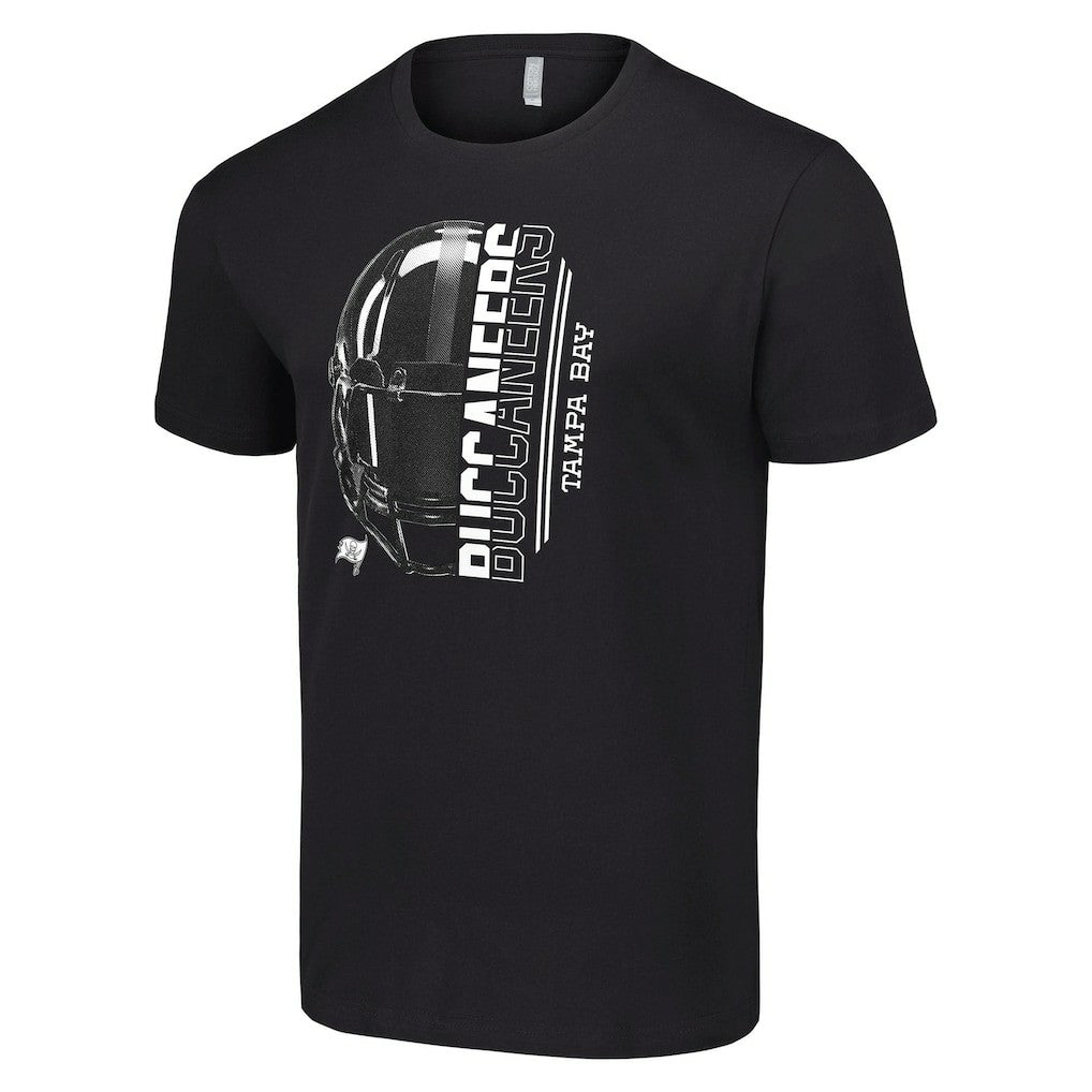 Tampa Bay Buccaneers Starter Half Helmet Logo T-Shirt Black - NFL
