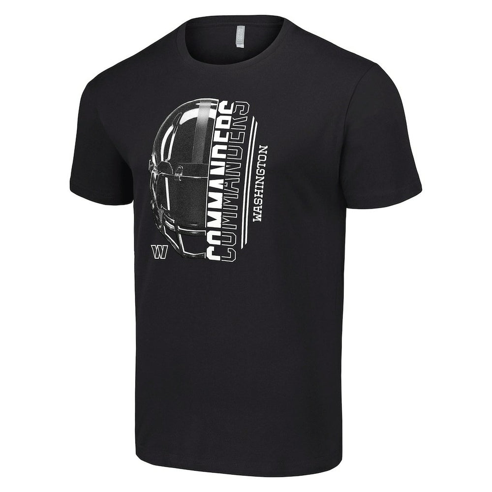 Washington Commanders Starter Half Helmet Logo T-Shirt Black - NFL