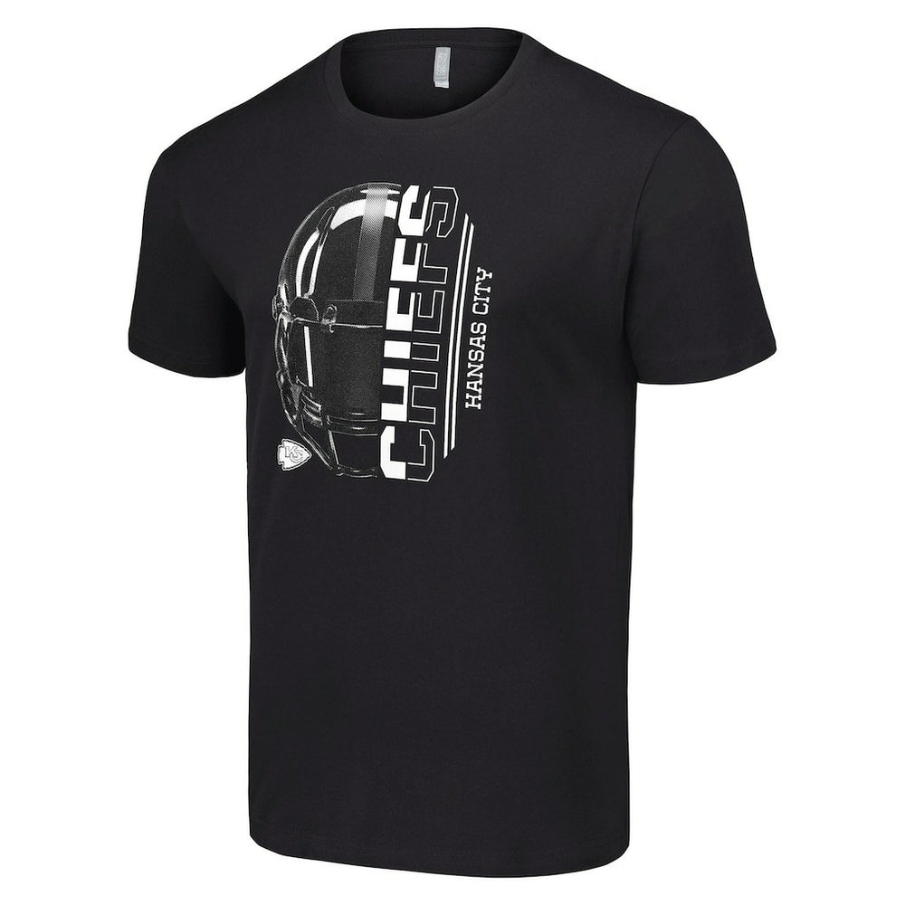 Kansas City Chiefs Starter Half Helmet Logo T-Shirt Black - NFL