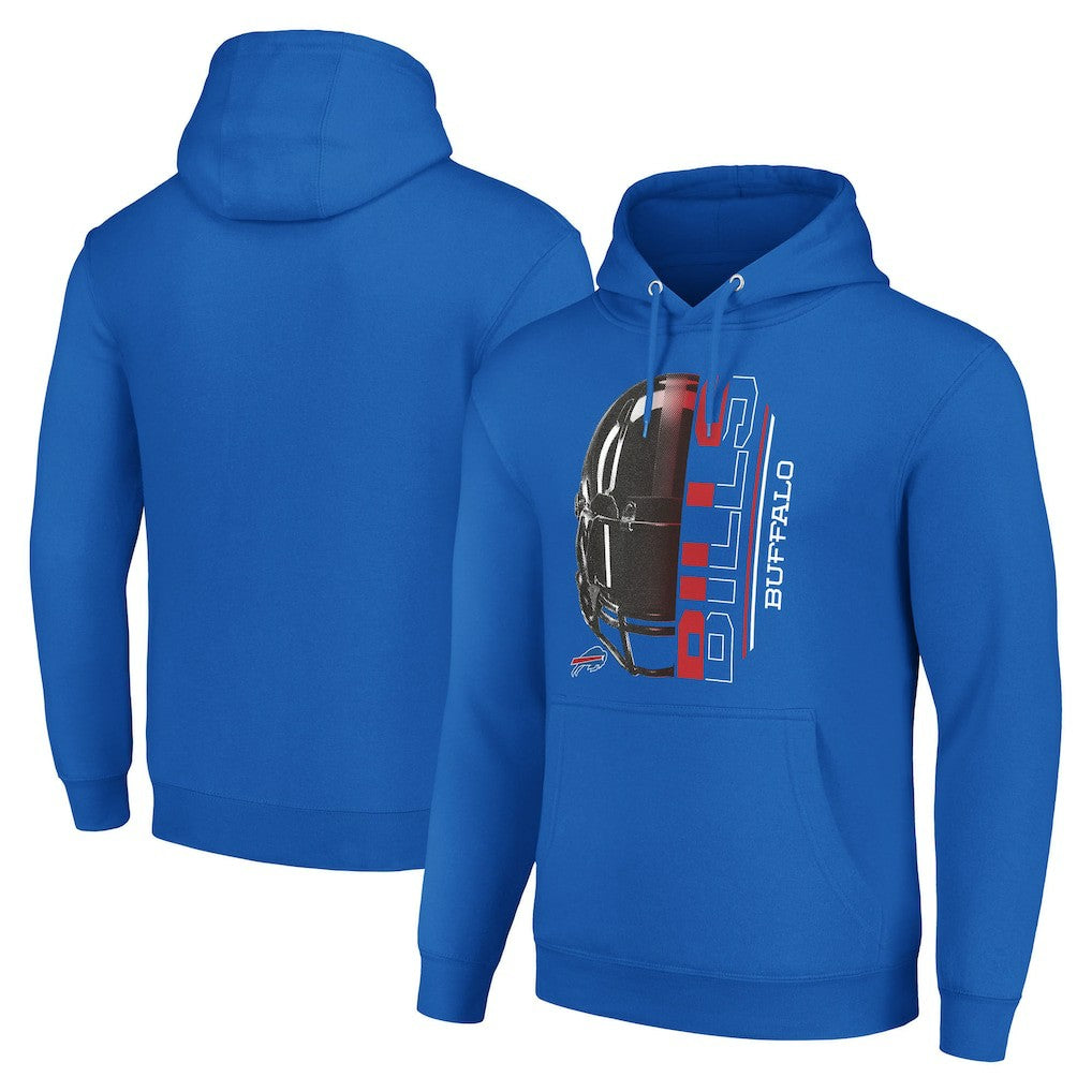 Buffalo Bills Starter Unisex Half Helmet Logo Pullover Hoodie Royal - NFL