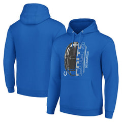 Indianapolis Colts Starter Unisex Half Helmet Logo Pullover Hoodie Royal - NFL