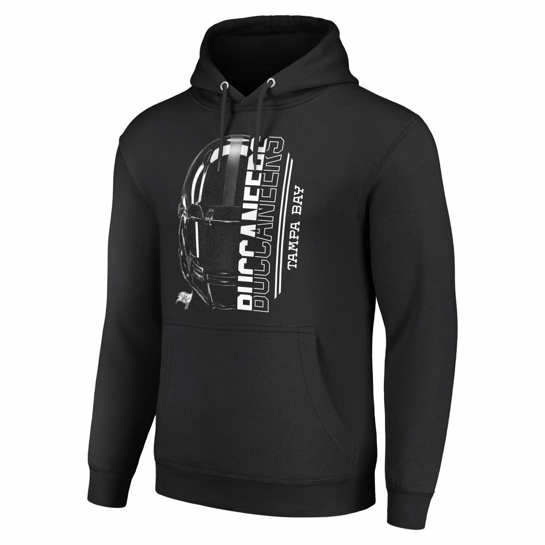 Tampa Bay Buccaneers Starter Unisex Half Helmet Logo Pullover Hoodie Black - NFL