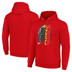 Kansas City Chiefs Starter Unisex Half Helmet Logo Pullover Hoodie Red - NFL
