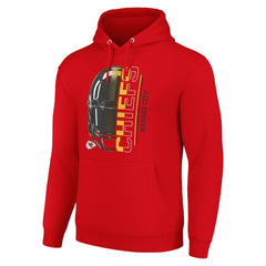 Kansas City Chiefs Starter Unisex Half Helmet Logo Pullover Hoodie Red - NFL