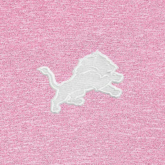 Detroit Lions Antigua Hunk Quarter-Zip Pullover Top Pink - NFL