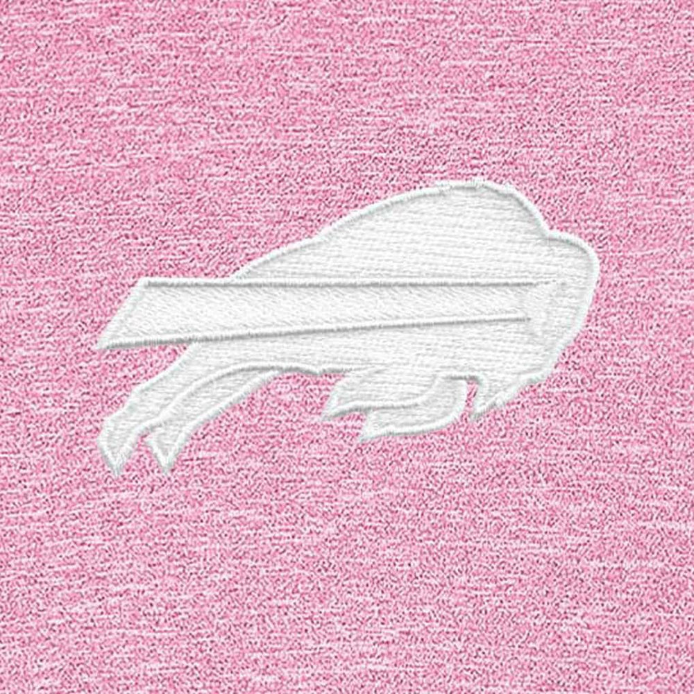 Buffalo Bills Antigua Hunk Quarter-Zip Pullover Top Pink - NFL