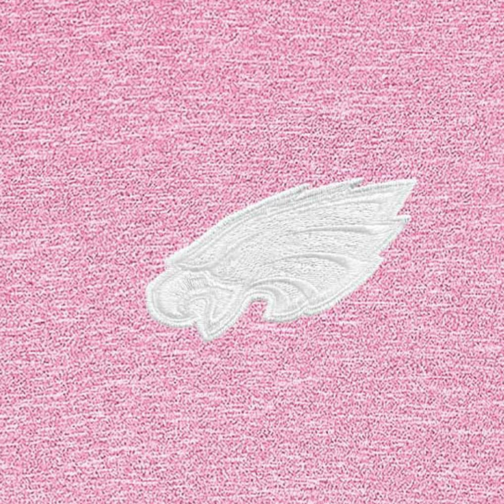 Philadelphia Eagles Antigua Hunk Quarter-Zip Pullover Top Pink - NFL