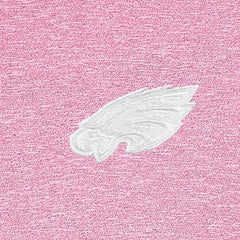 Philadelphia Eagles Antigua Hunk Quarter-Zip Pullover Top Pink - NFL