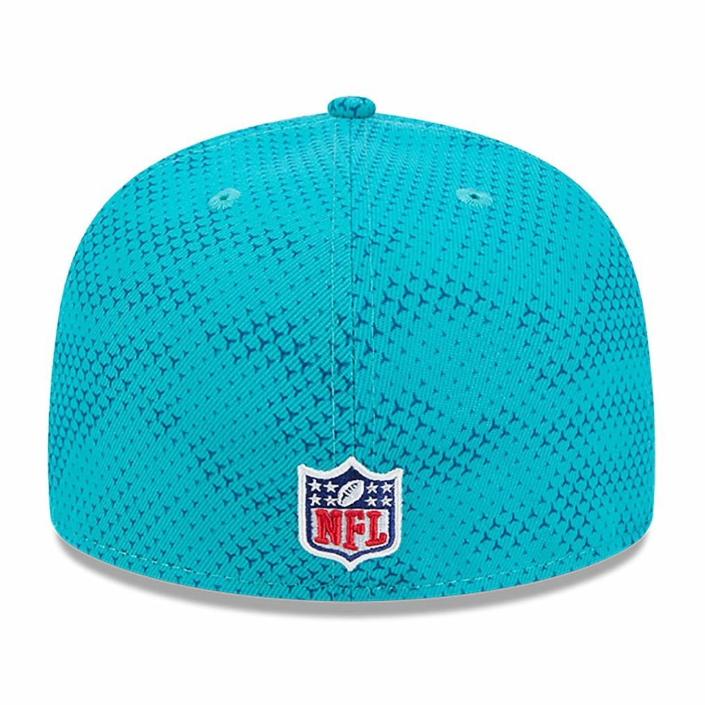 Miami Dolphins New Era 2024 Sideline 59FIFTY Fitted Hat Aqua - NFL