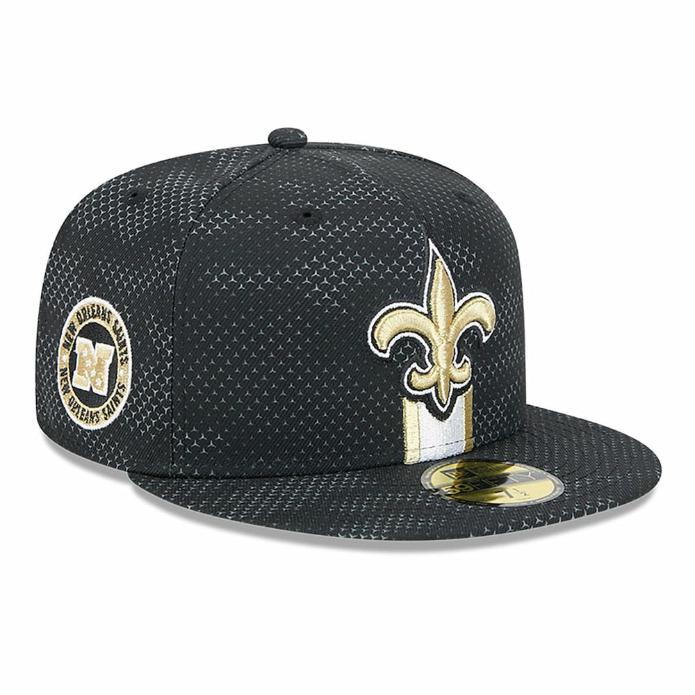 New Orleans Saints New Era 2024 Sideline 59FIFTY Fitted Hat Black - NFL