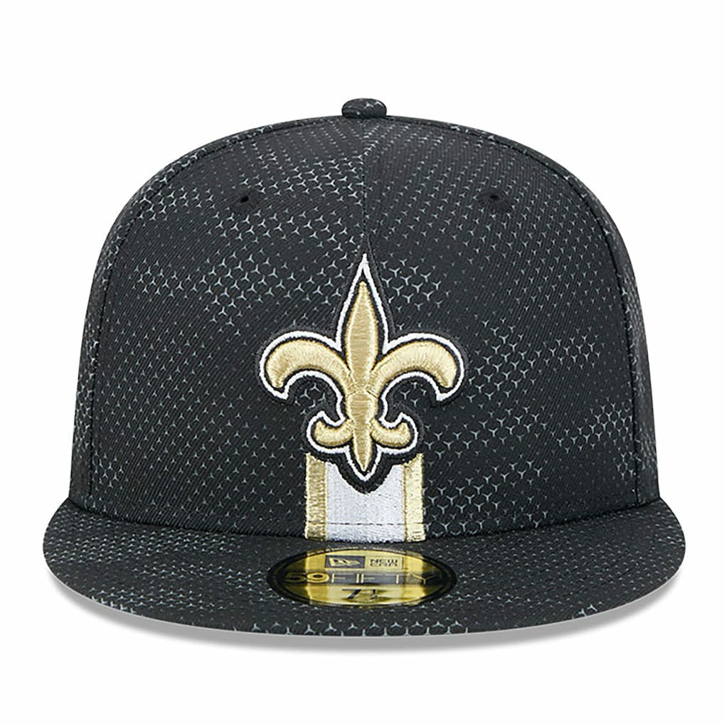 New Orleans Saints New Era 2024 Sideline 59FIFTY Fitted Hat Black - NFL