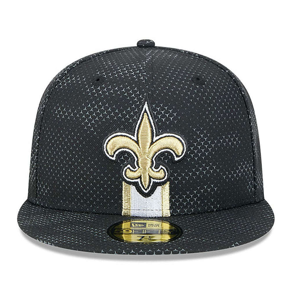 New Orleans Saints New Era 2024 Sideline 59FIFTY Fitted Hat Black - NFL