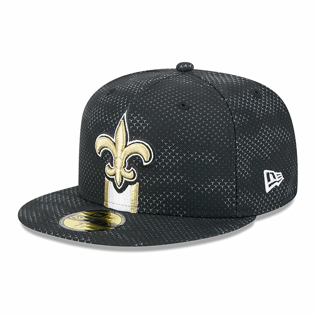 New Orleans Saints New Era 2024 Sideline 59FIFTY Fitted Hat Black - NFL
