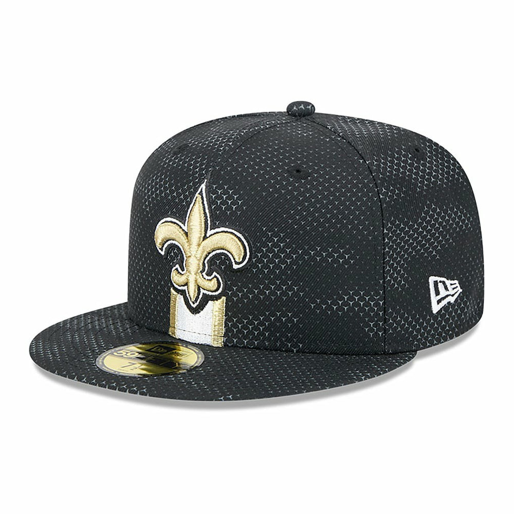 New Orleans Saints New Era 2024 Sideline 59FIFTY Fitted Hat Black - NFL