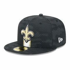 New Orleans Saints New Era 2024 Sideline 59FIFTY Fitted Hat Black - NFL