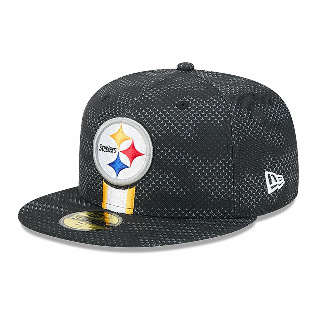 Pittsburgh Steelers New Era 2024 Sideline 59FIFTY Fitted Hat Black - NFL