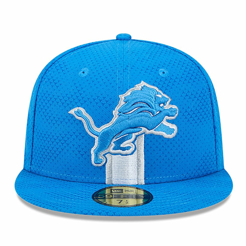 Detroit Lions New Era 2024 Sideline 59FIFTY Fitted Hat Blue - NFL