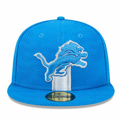 Detroit Lions New Era 2024 Sideline 59FIFTY Fitted Hat Blue - NFL