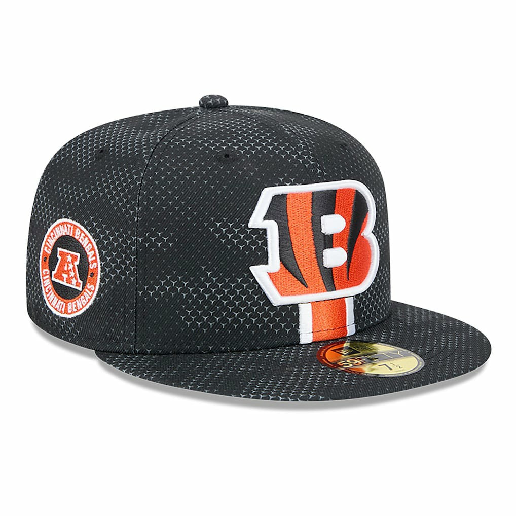 Cincinnati Bengals New Era 2024 Sideline 59FIFTY Fitted Hat Black - NFL
