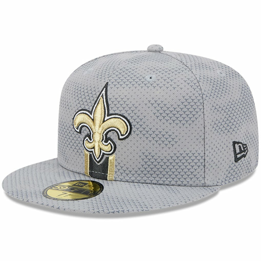 New Orleans Saints New Era 2024 Sideline 59FIFTY Fitted Hat Gray - NFL