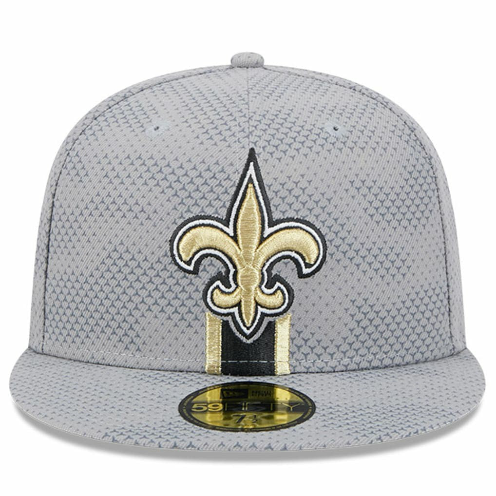 New Orleans Saints New Era 2024 Sideline 59FIFTY Fitted Hat Gray - NFL
