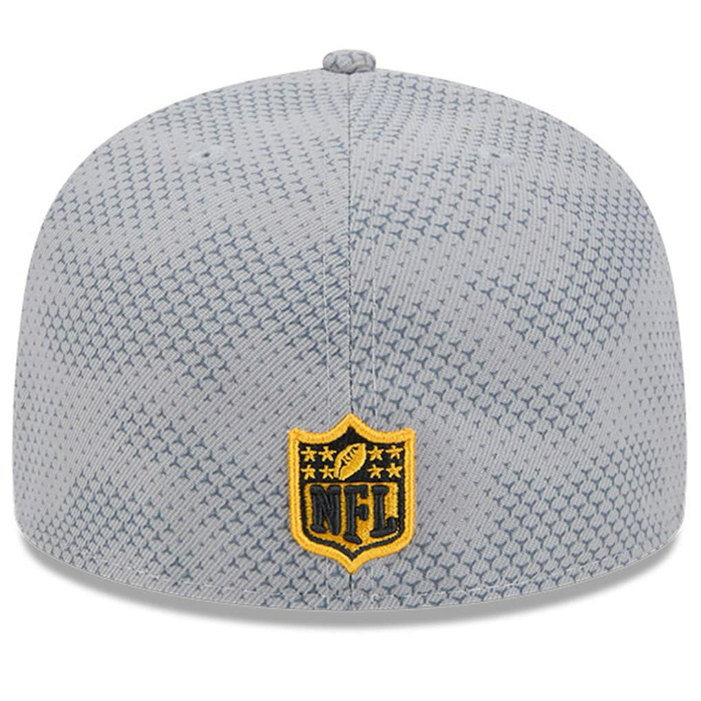 Pittsburgh Steelers New Era 2024 Sideline 59FIFTY Fitted Hat Gray - NFL