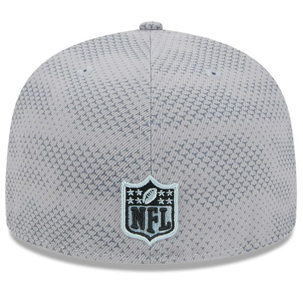 Las Vegas Raiders New Era 2024 Sideline 59FIFTY Fitted Hat Gray - NFL