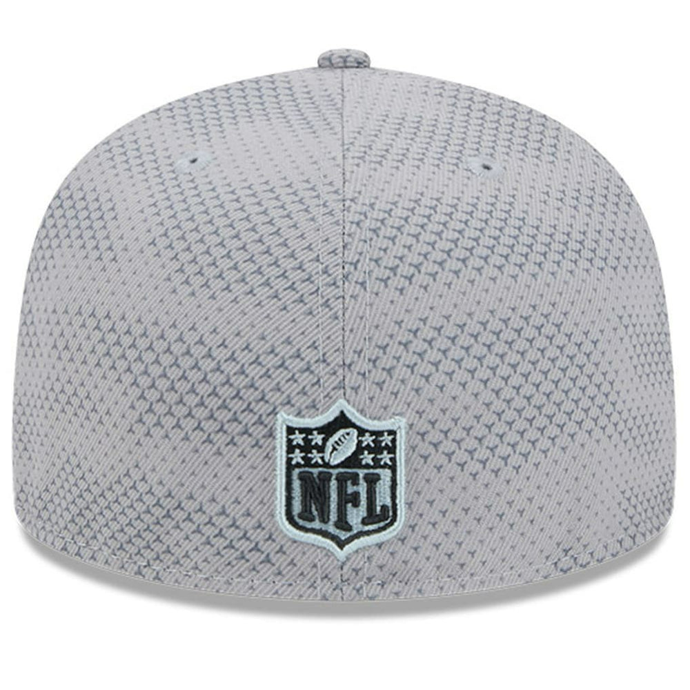 Las Vegas Raiders New Era 2024 Sideline 59FIFTY Fitted Hat Gray - NFL