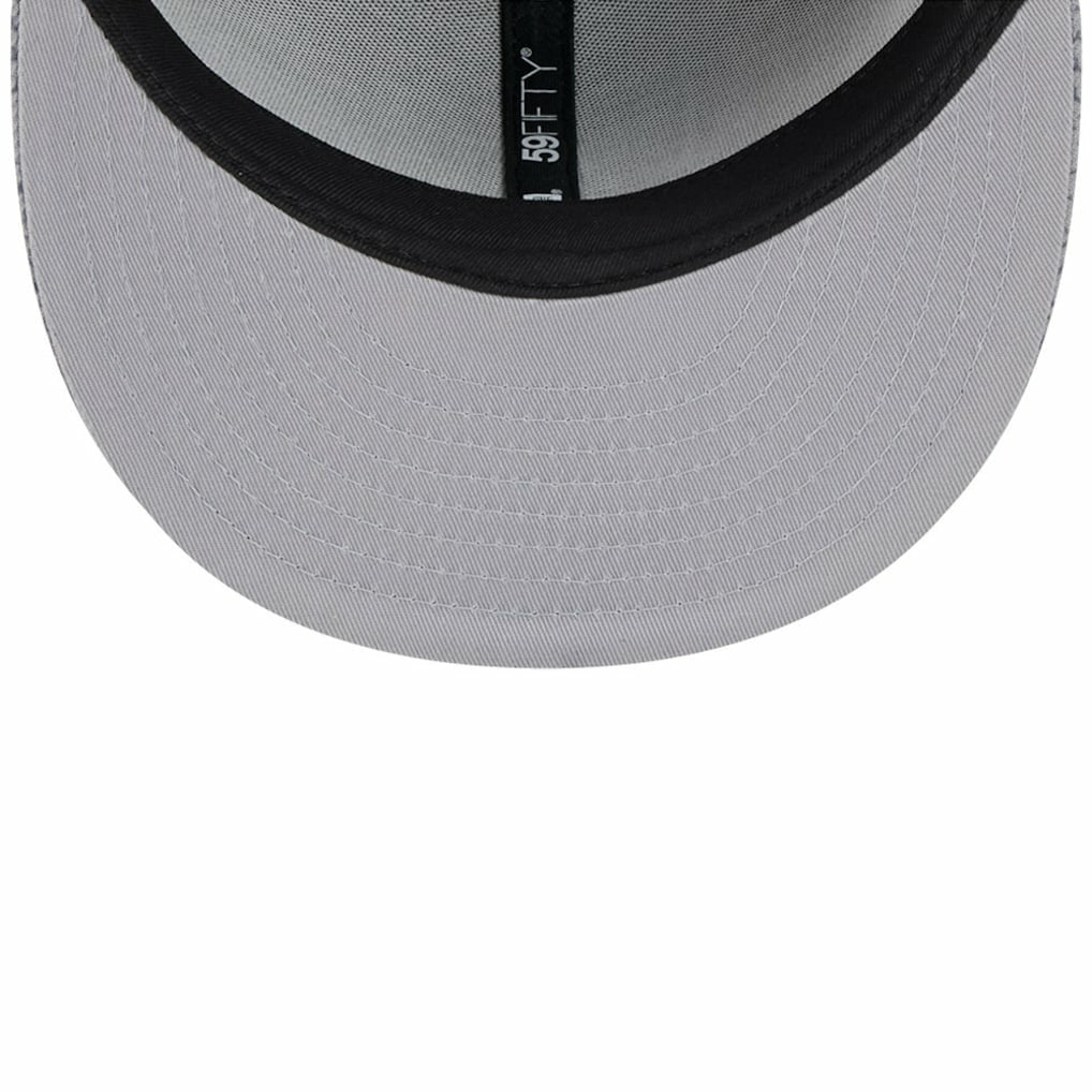 Las Vegas Raiders New Era 2024 Sideline 59FIFTY Fitted Hat Gray - NFL