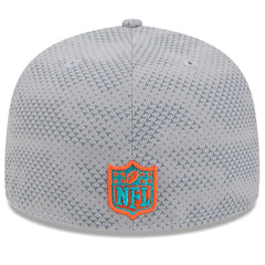 Miami Dolphins New Era 2024 Sideline 59FIFTY Fitted Hat Gray - NFL